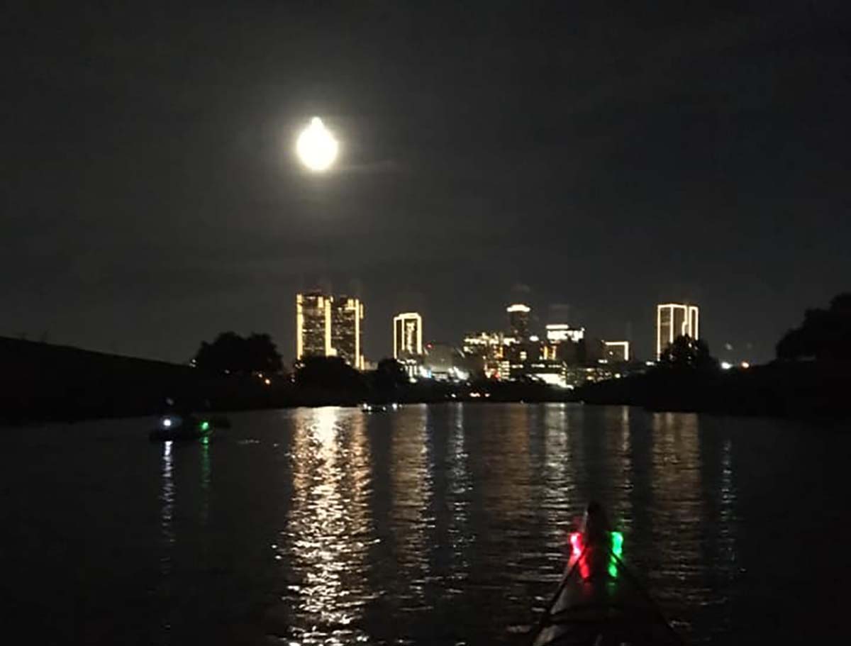 Full Moon Paddle from Panther Island